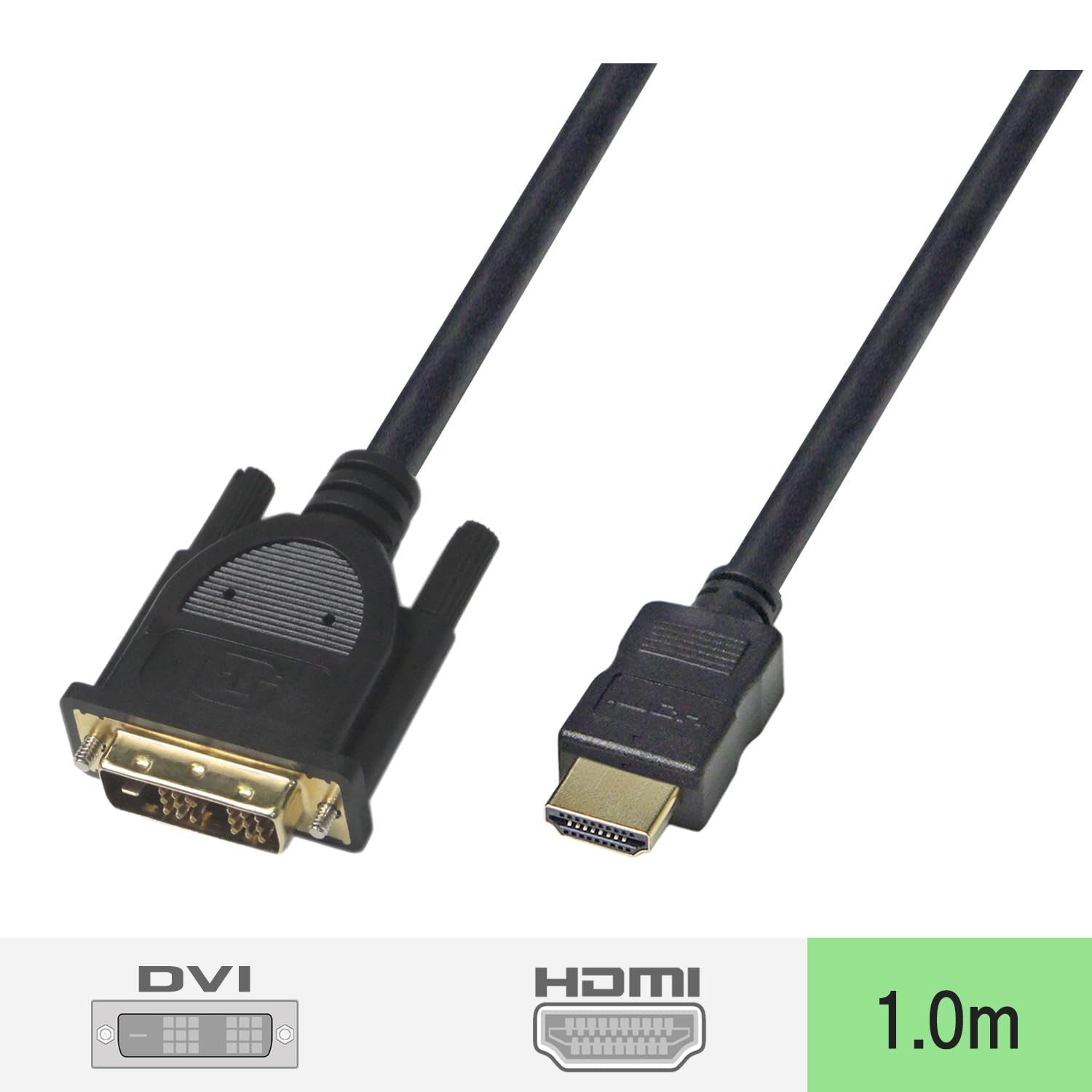 DVI-Dケーブル　新品　約1.0ｍ Amazon.co.jp: DVI-HDMI 変換ケーブル1.0m 〔HDMI-DVI 両方向